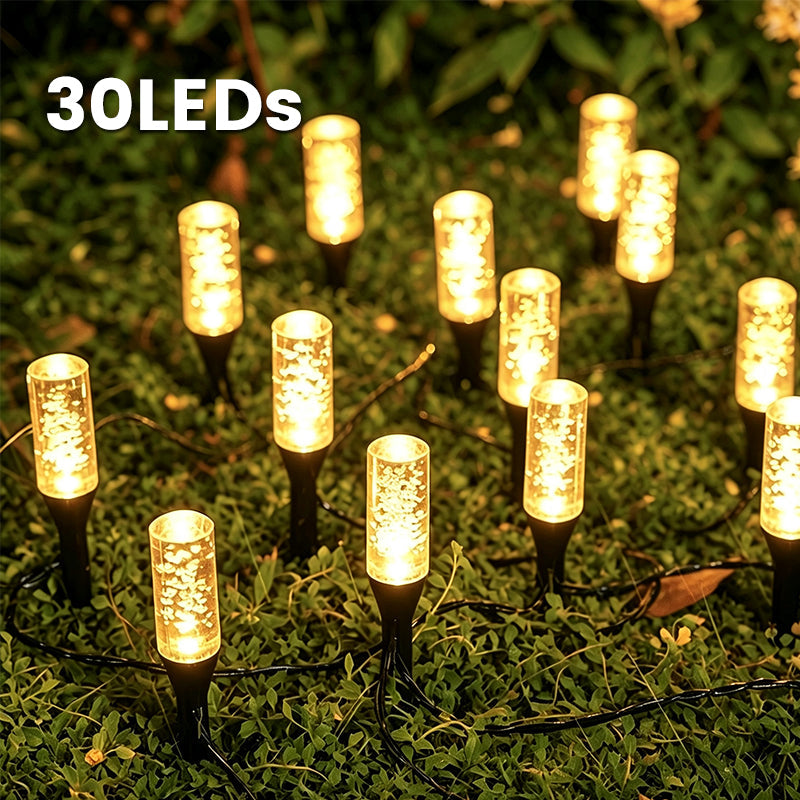 30 LEDs warm light