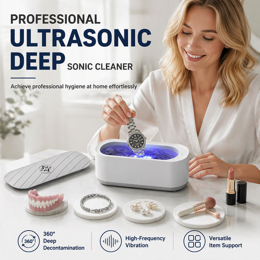 🎁Early Christmas Hot Sale 49% OFF🎅Rechargeable Multifunctional Ultrasonic Cleaner | Deep‑Clean Glasses, Jewelry & Dentures At Home