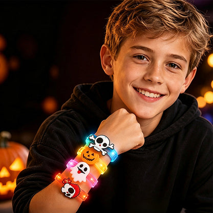 🏆LAST DAY 49% OFF🎃Kids LED Halloween Glow Bracelet