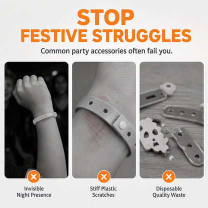 🏆LAST DAY 49% OFF🎃Kids LED Halloween Glow Bracelet