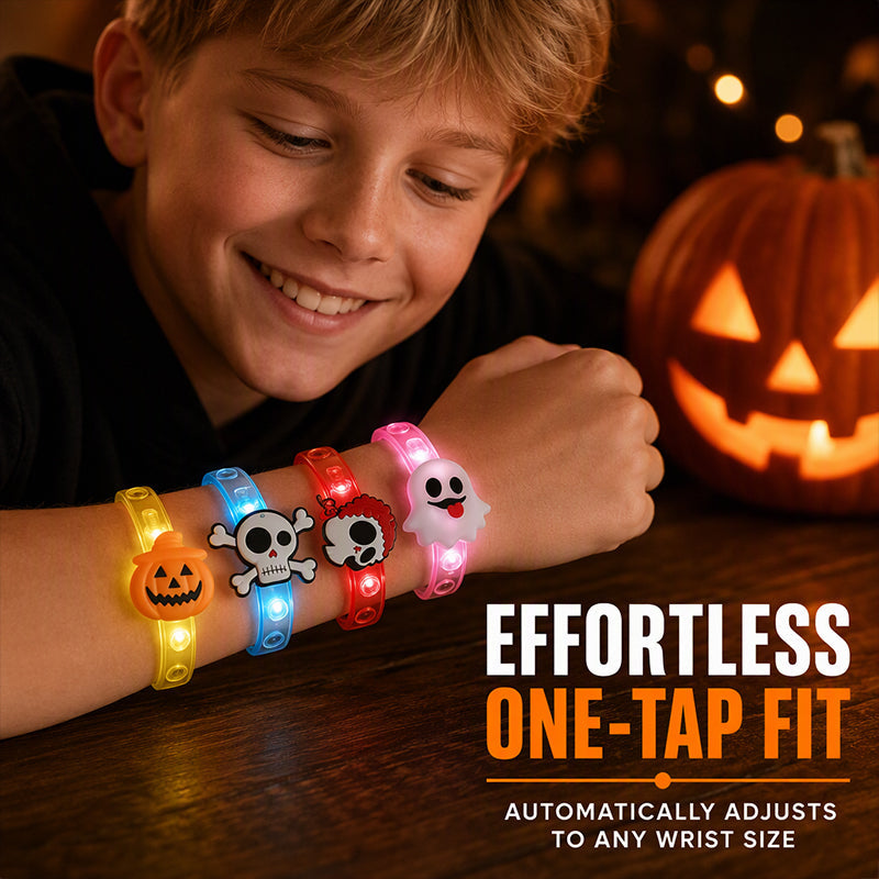 🏆LAST DAY 49% OFF🎃Kids LED Halloween Glow Bracelet