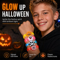 🏆LAST DAY 49% OFF🎃Kids LED Halloween Glow Bracelet