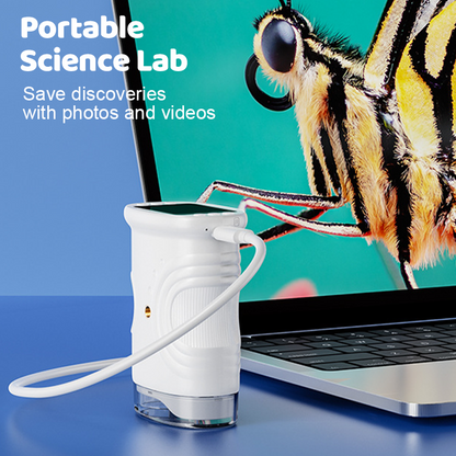 🔬 49% OFF! ✨Handheld Pocket Microscope for Kids