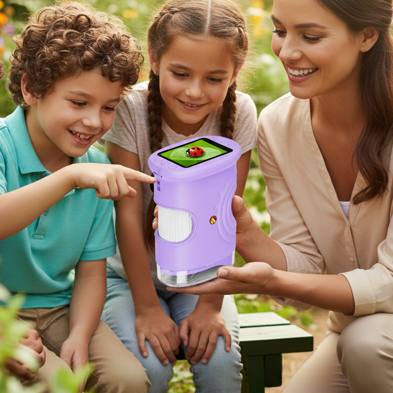 🔬 49% OFF! ✨Handheld Pocket Microscope for Kids