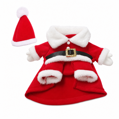 🎄 49% OFF! ✨ Christmas Pet Costume for Dogs & Cats – Hilarious 3D Standing Santa Suit with Integrated Stuffed Hands, Plush Warmth Premium Stitching & Thick Velvet Trim – Lightweight Holiday Outfit for Cats & Dogs – Sizes S-XL 🐾