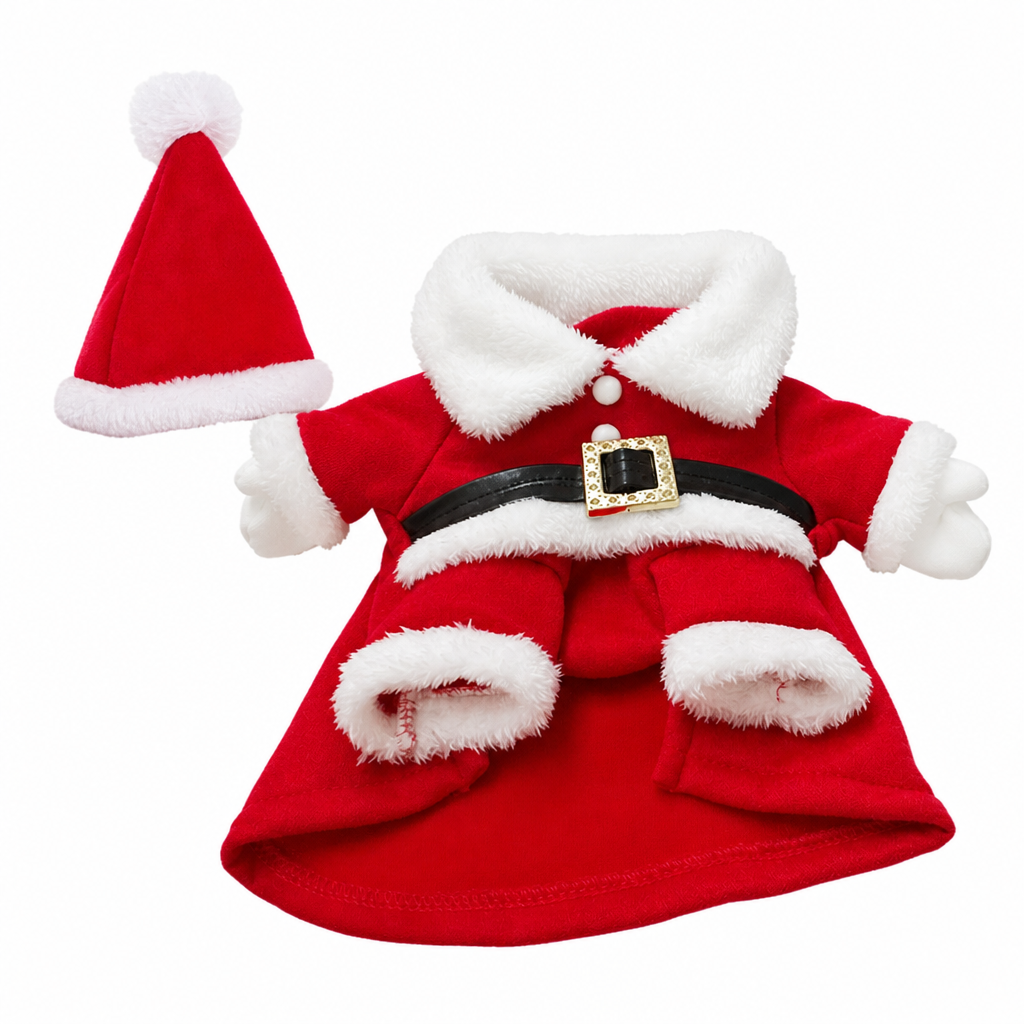 🎄 49% OFF! ✨ Christmas Pet Costume for Dogs & Cats – Hilarious 3D Standing Santa Suit with Integrated Stuffed Hands, Plush Warmth Premium Stitching & Thick Velvet Trim – Lightweight Holiday Outfit for Cats & Dogs – Sizes S-XL 🐾