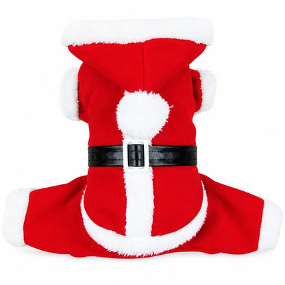🎄 49% OFF! ✨ Christmas Pet Costume for Dogs & Cats – Hilarious 3D Standing Santa Suit with Integrated Stuffed Hands, Plush Warmth Premium Stitching & Thick Velvet Trim – Lightweight Holiday Outfit for Cats & Dogs – Sizes S-XL 🐾