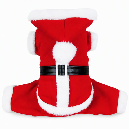 🎄 49% OFF! ✨ Christmas Pet Costume for Dogs & Cats – Hilarious 3D Standing Santa Suit with Integrated Stuffed Hands, Plush Warmth Premium Stitching & Thick Velvet Trim – Lightweight Holiday Outfit for Cats & Dogs – Sizes S-XL 🐾
