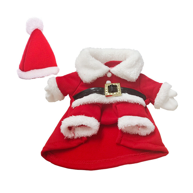🎄 49% OFF! ✨ Christmas Pet Costume for Dogs & Cats – Hilarious 3D Standing Santa Suit with Integrated Stuffed Hands, Plush Warmth Premium Stitching & Thick Velvet Trim – Lightweight Holiday Outfit for Cats & Dogs – Sizes S-XL 🐾