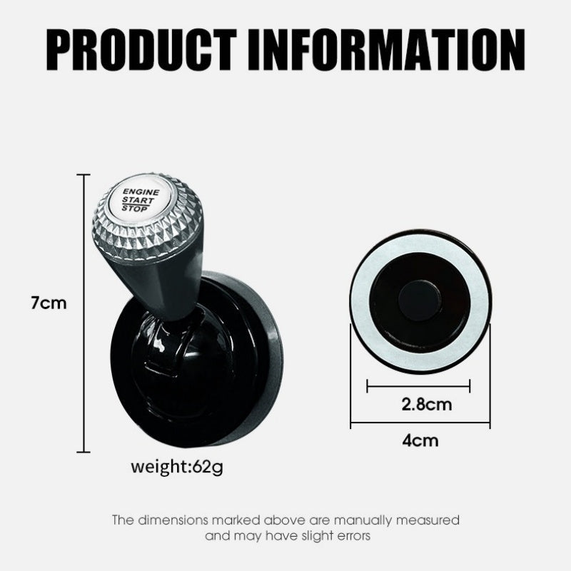 🚗🕹️Rocker-Lever Start-Button Trim | Add a Mechanical-Style Look to Your Car's Interior🔩