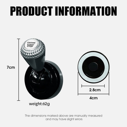 🚗🕹️Rocker-Lever Start-Button Trim | Add a Mechanical-Style Look to Your Car's Interior🔩