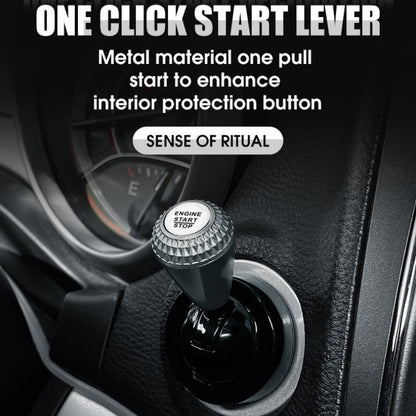 🚗🕹️Rocker-Lever Start-Button Trim | Add a Mechanical-Style Look to Your Car's Interior🔩