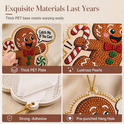 🎄✨ Christmas Pearl Art DIY Ornament Kit – Make & Hang Your Own Holiday Decor
