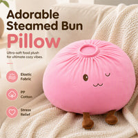 📢49% - OFF 🔥Cute Bao Bun Plush Pillow 🛏️– Soft, Squishy & Irresistibly Cosy, A Sweet Treat for Your Sofa, Bed or Desk 🛋️✨