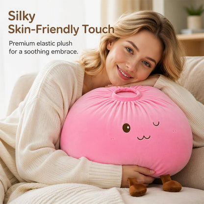 📢49% - OFF 🔥Cute Bao Bun Plush Pillow 🛏️– Soft, Squishy & Irresistibly Cosy, A Sweet Treat for Your Sofa, Bed or Desk 🛋️✨