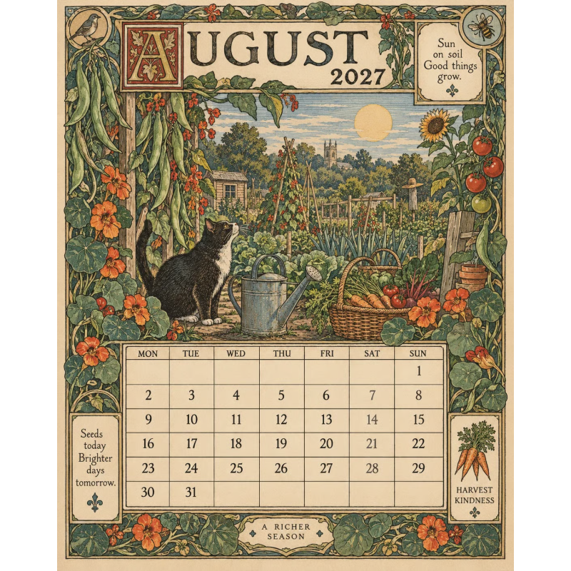 📣Add Vintage Charm Instantly! 🎁2027 Storybook Wall Calendar✨
