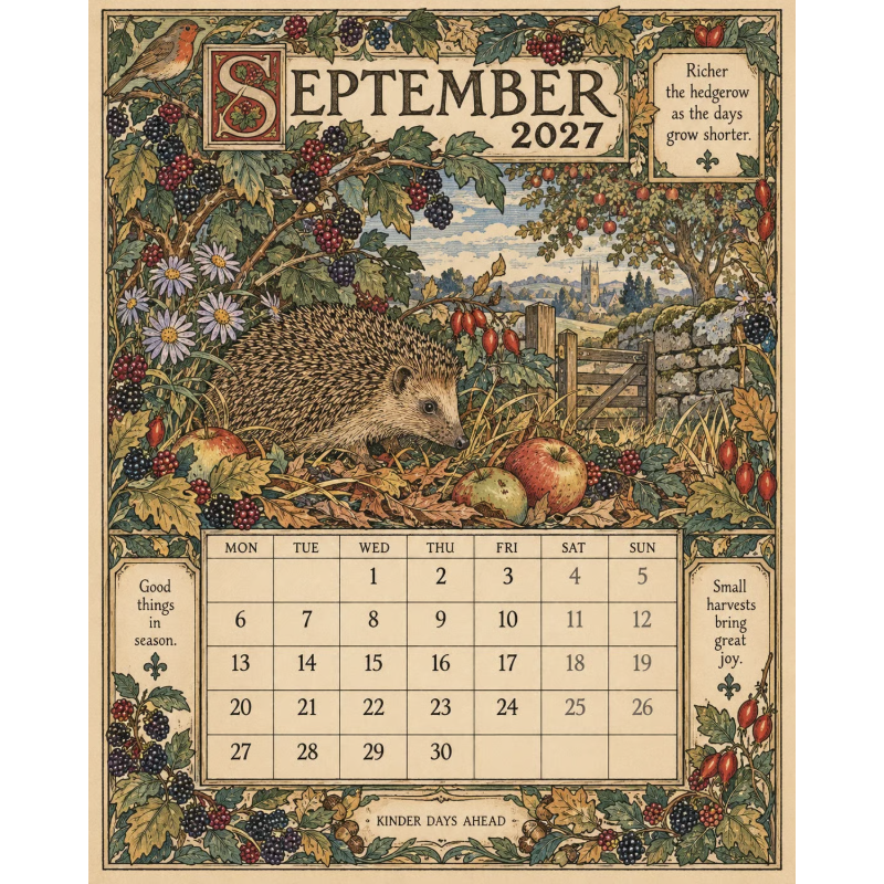 📣Add Vintage Charm Instantly! 🎁2027 Storybook Wall Calendar✨