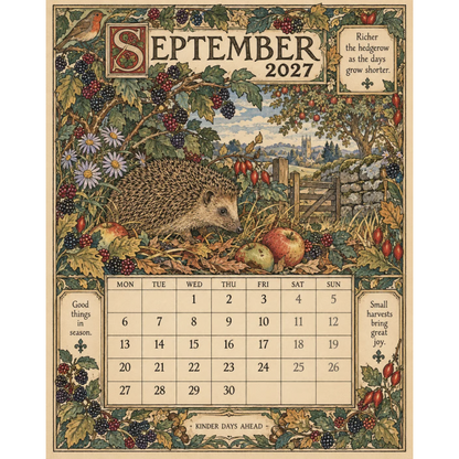 📣Add Vintage Charm Instantly! 🎁2027 Storybook Wall Calendar✨