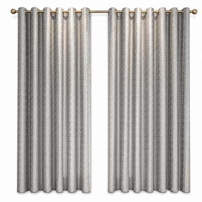 📢📢49% OFF !! ⏰Geometric Jacquard Sheer Curtain Panel for Living Room