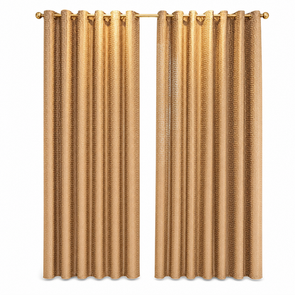 📢📢49% OFF !! ⏰Geometric Jacquard Sheer Curtain Panel for Living Room