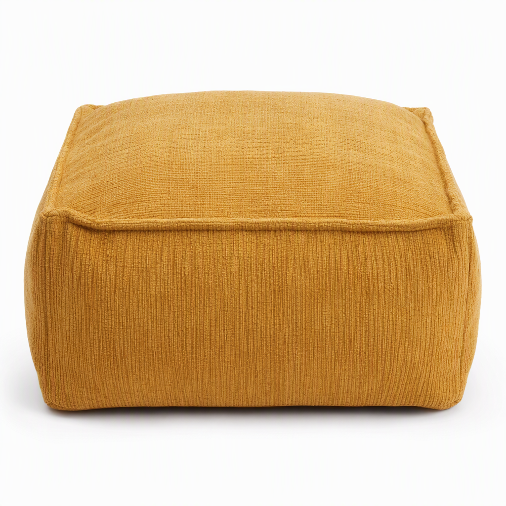 🛋️ LIMITED‑TIME 49% OFF! 🏡 Boho Storage Ottoman Floor Pouf Cover – Fill with Clothes & Blankets, 220 lbs Support, Washable Canvas 🧶