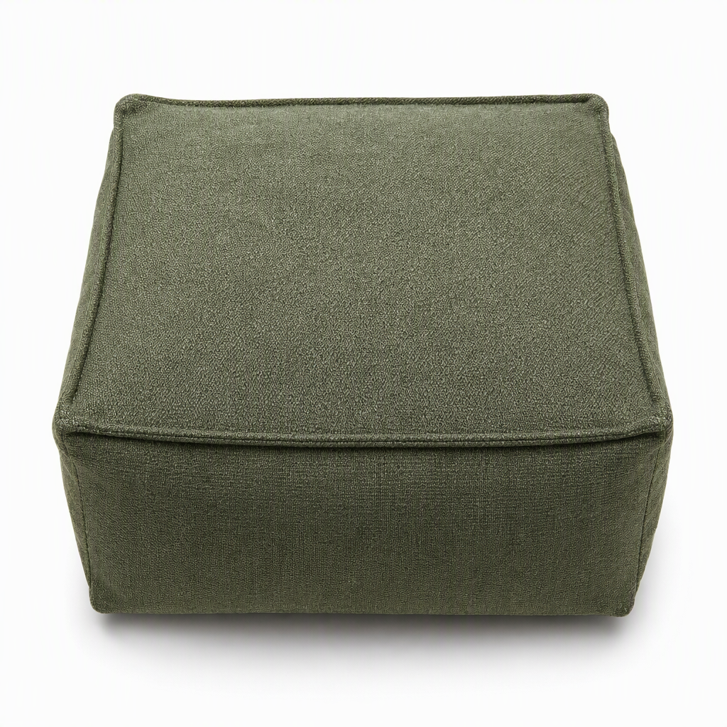🛋️ LIMITED‑TIME 49% OFF! 🏡 Boho Storage Ottoman Floor Pouf Cover – Fill with Clothes & Blankets, 220 lbs Support, Washable Canvas 🧶