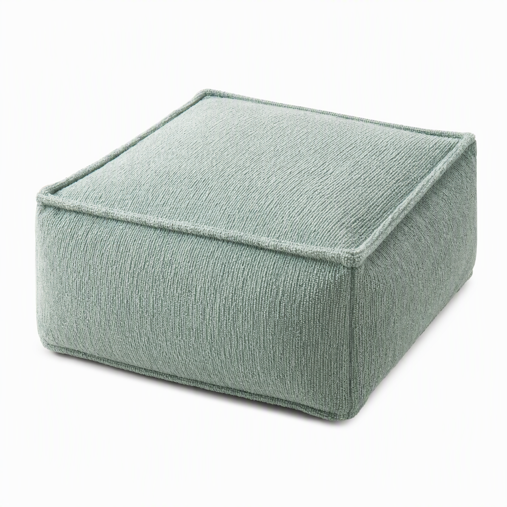 🛋️ LIMITED‑TIME 49% OFF! 🏡 Boho Storage Ottoman Floor Pouf Cover – Fill with Clothes & Blankets, 220 lbs Support, Washable Canvas 🧶