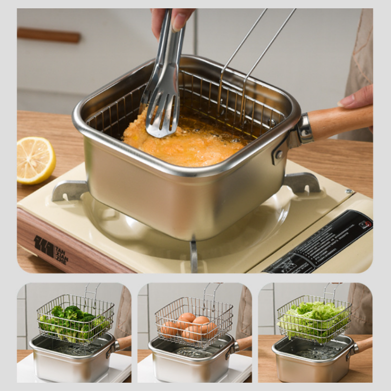 ⏰49% OFF – LAST CHANCE⏰Multi-Function Frying Cooker Set - Fryer, Cooker, Fresh Keeping & Vegetables Washing