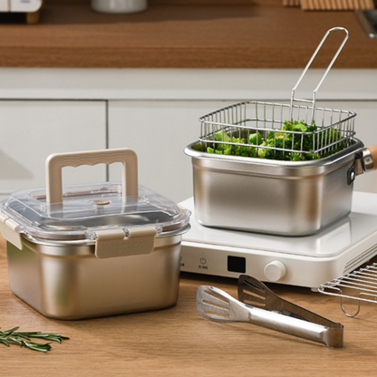 ⏰49% OFF – LAST CHANCE⏰Multi-Function Frying Cooker Set - Fryer, Cooker, Fresh Keeping & Vegetables Washing