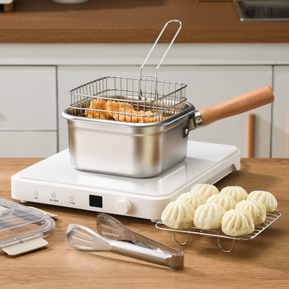 ⏰49% OFF – LAST CHANCE⏰Multi-Function Frying Cooker Set - Fryer, Cooker, Fresh Keeping & Vegetables Washing