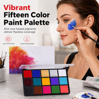 ⏳Time-Limited Special⏰15 Colors Oil Based Face and Body Paint Palette