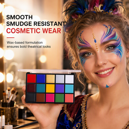 ⏳Time-Limited Special⏰15 Colors Oil Based Face and Body Paint Palette