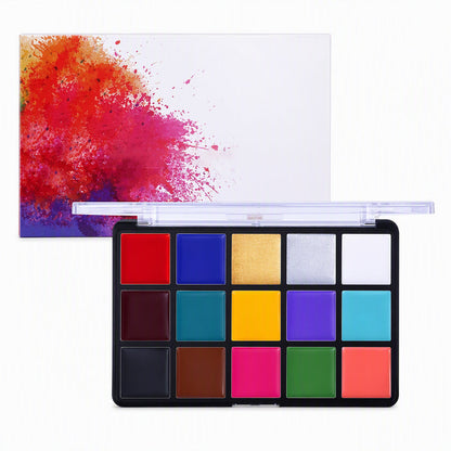 ⏳Time-Limited Special⏰15 Colors Oil Based Face and Body Paint Palette