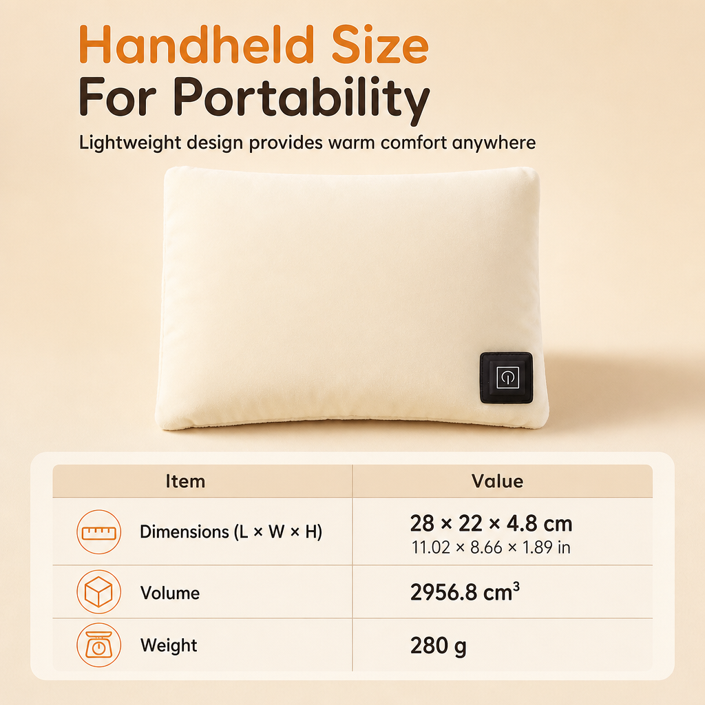 ⏳Limited-time 49% off⏰Portable Rechargeable Graphene Hand Warmer | Waterless Explosion Proof Plush Handheld Heating Bag♨️💦