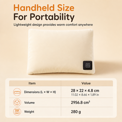 ⏳Limited-time 49% off⏰Portable Rechargeable Graphene Hand Warmer | Waterless Explosion Proof Plush Handheld Heating Bag♨️💦