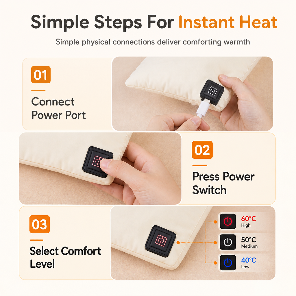 ⏳Limited-time 49% off⏰Portable Rechargeable Graphene Hand Warmer | Waterless Explosion Proof Plush Handheld Heating Bag♨️💦