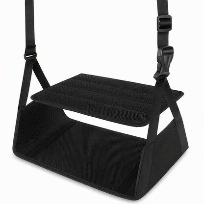 Portable Airplane Footrest Hammock Travel Foot Rest Sling for Long Distance Flights and Office Use