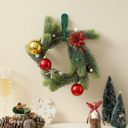 🎄  49% OFF! 🎁 Silicone Christmas Wreath Ties & Traceless Hooks – Reusable, Damage-Free Holiday Decor Hanging Kit ✨