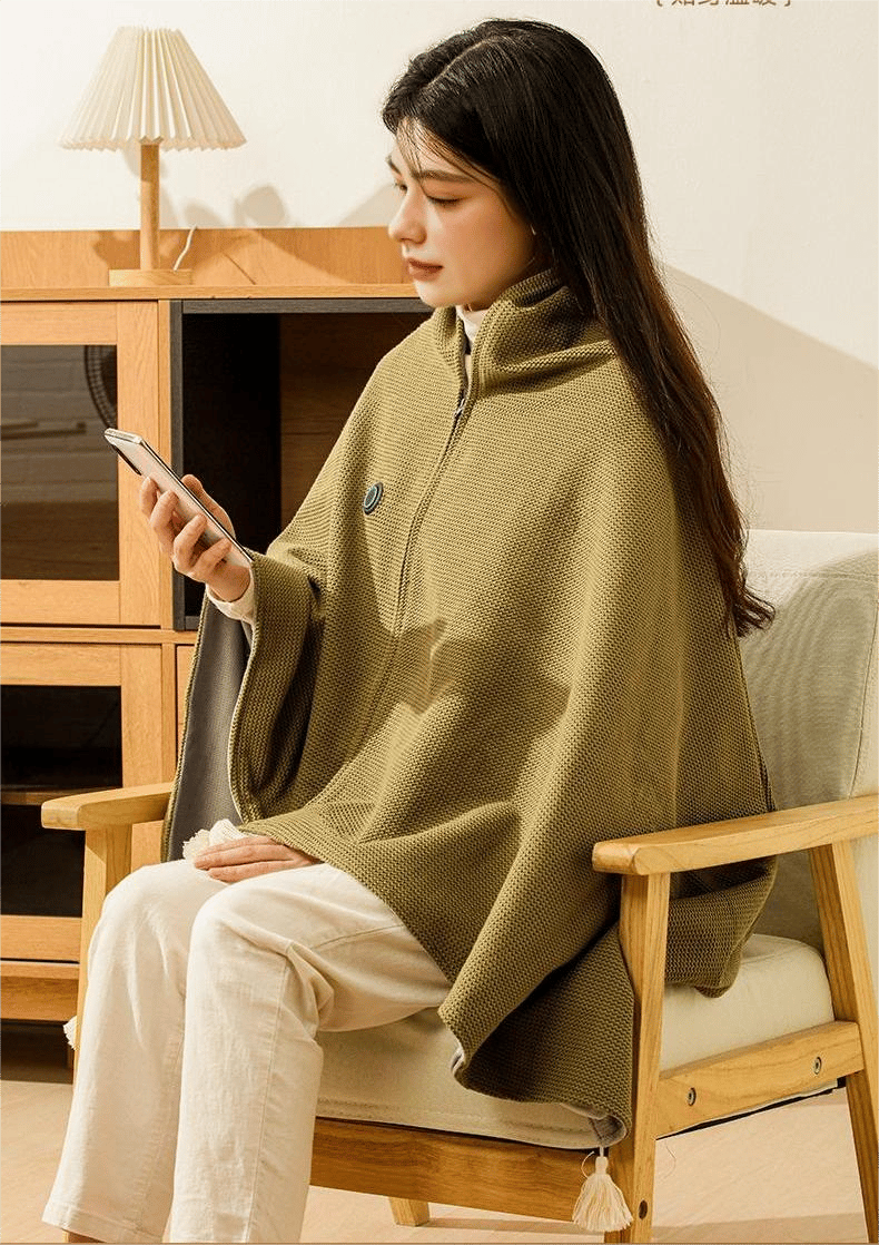 🔥49% OFF! ❄️ Stay Warm All Winter — Portable Electric Heated Blanket Shawl
