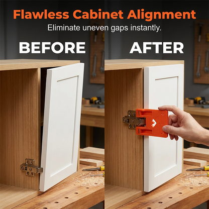 📢📢49% OFF !! ⏰Cabinet Door Hinge Drilling Guide & Mounting Tool