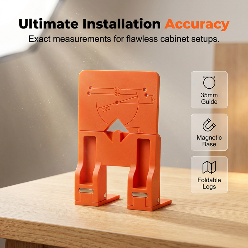 📢📢49% OFF !! ⏰Cabinet Door Hinge Drilling Guide & Mounting Tool