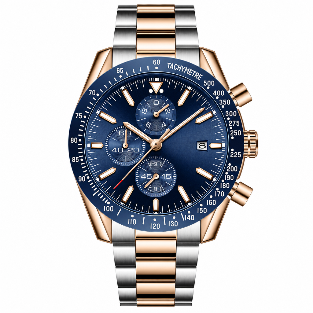 ⏳🔥LIMITED-TIME 54% OFF! ⌚Men's Sport Quartz Watch Multifunctional Waterproof Fashion Wristwatch Model 5140