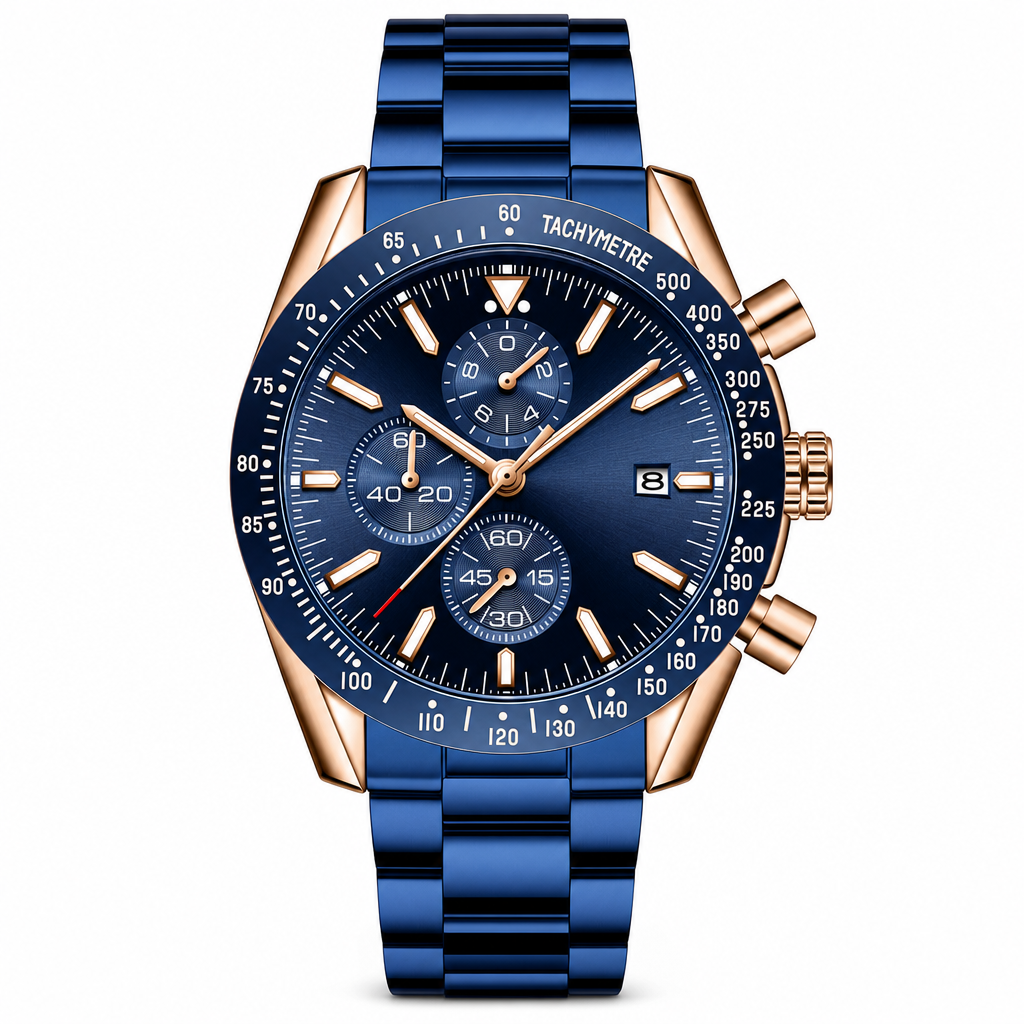 ⏳🔥LIMITED-TIME 54% OFF! ⌚Men's Sport Quartz Watch Multifunctional Waterproof Fashion Wristwatch Model 5140