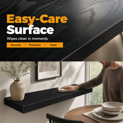 🏆LIMITED TIME 49% OFF🧺Minimalist Wooden Floating Wall Shelves