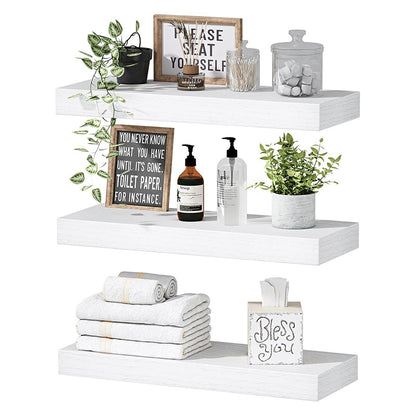 🏆LIMITED TIME 49% OFF🧺Minimalist Wooden Floating Wall Shelves