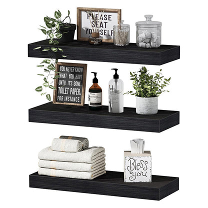 🏆LIMITED TIME 49% OFF🧺Minimalist Wooden Floating Wall Shelves