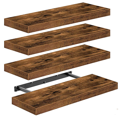 🏆LIMITED TIME 49% OFF🧺Minimalist Wooden Floating Wall Shelves