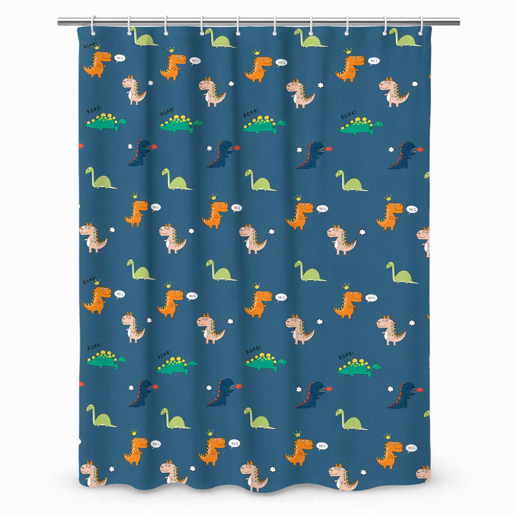 Waterproof Mold Resistant Fabric Shower Curtain for Bathroom Dry and Wet Separation