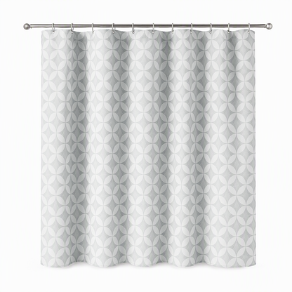 Waterproof Mold Resistant Fabric Shower Curtain for Bathroom Dry and Wet Separation