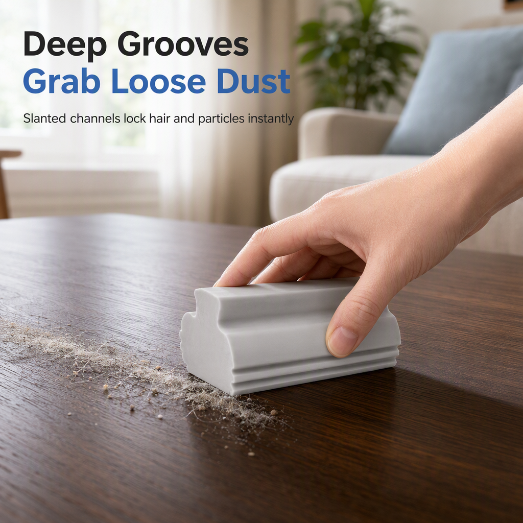 🧽 LIMITED‑TIME 49% OFF! 🧼 Highly Absorbent Multi‑Purpose PVA Cleaning Sponges – Grooved Dust, Pet Hair & Spill Trapper 💧